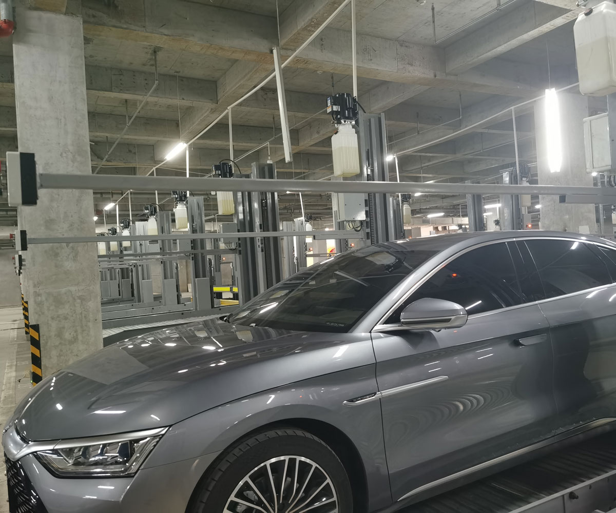 獨山縣四柱簡易升降機械式停車庫拆除