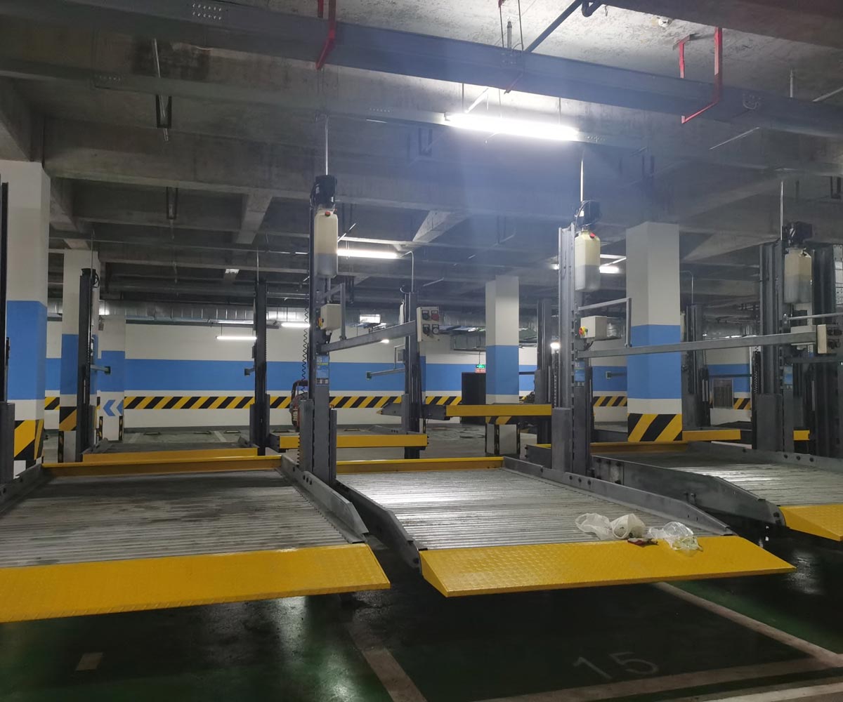 荔波縣地下室兩層簡易升降立體車位