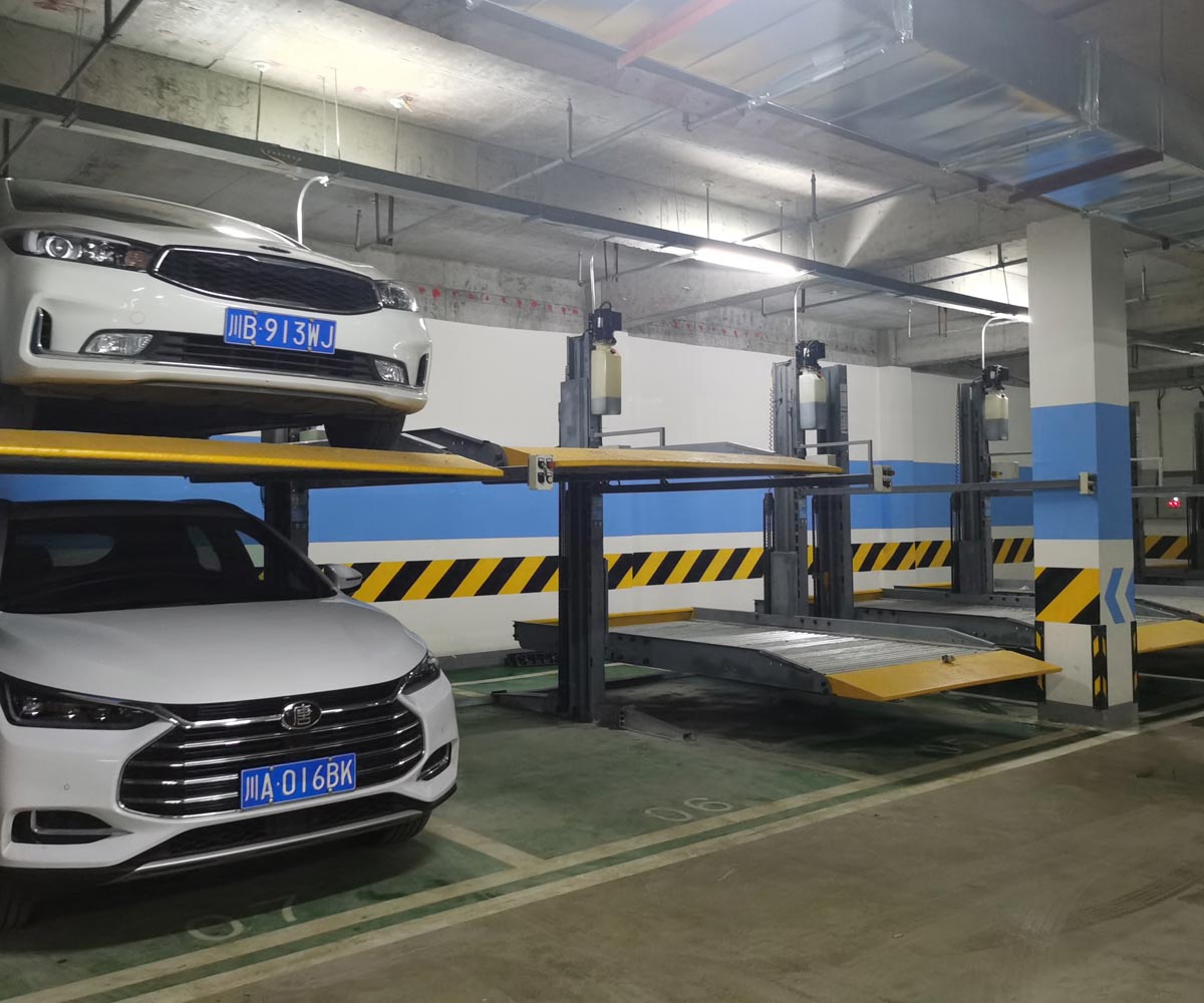 鎮(zhèn)寧縣小區(qū)二層簡易類立體停車場設(shè)備
