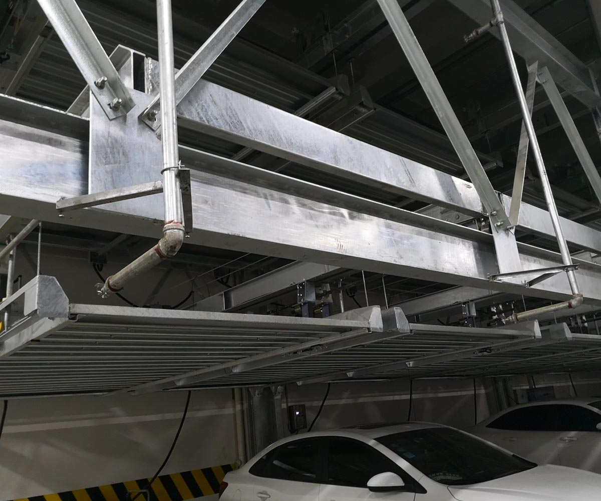 云南省二層PSH型機(jī)械立體車庫